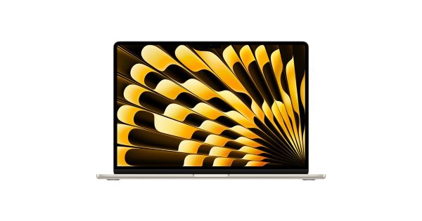 圖片 MacBook Air 15吋M4晶片配備10核心CPU與10核心GPU-16GB記憶體-512GB-星光色