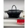 圖片 Celine L100E3 中款柔軟亮澤羊皮革 NEW LUGGAGE 包 黑色