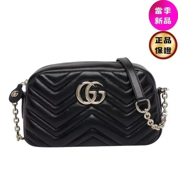 圖片 Gucci 855273 GG Marmont 小款相機包 黑色