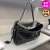 圖片 Balenciaga 789772 鱷魚紋小牛皮中款 Rodeo 包 黑色/復古金釦