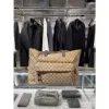 圖片 Gucci 802166 GG Shopper 大款托特包 米色及烏木色