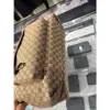 圖片 Gucci 802166 GG Shopper 大款托特包 米色及烏木色