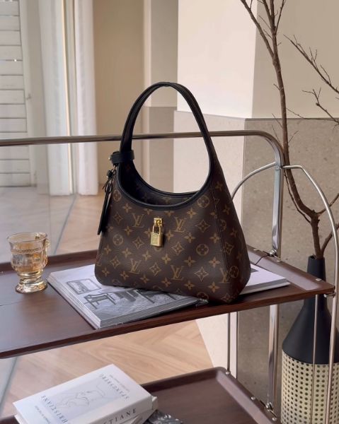 圖片 【LV】THE DROP PM 腋下包 棕色老花 M12940