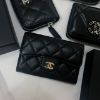 圖片 【Luxury】現貨 CHANEL 香奈兒 精品代購 經典口蓋零錢包 卡包 短夾 小羊皮 金扣 全新全配