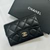 圖片 【Luxury】現貨 CHANEL 香奈兒 精品代購 經典口蓋零錢包 卡包 短夾 小羊皮 金扣 全新全配