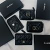 圖片 【Luxury】現貨 CHANEL 香奈兒 精品代購 經典口蓋零錢包 卡包 短夾 小羊皮 金扣 全新全配