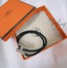 圖片 【Luxury】現貨 Hermes Tournis Tresse 愛馬仕 經典百搭 素色編織 H造型 手環 手鍊 尺寸T3