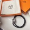 圖片 【Luxury】現貨 Hermes Tournis Tresse 愛馬仕 經典百搭 素色編織 H造型 手環 手鍊 尺寸T3