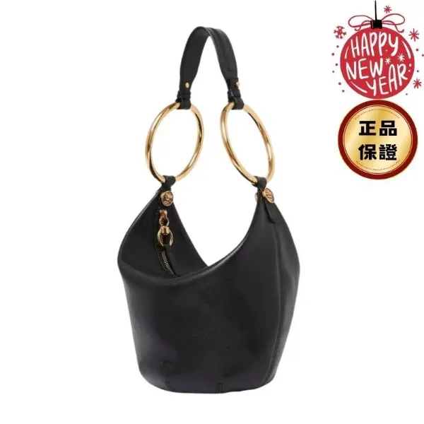 圖片 Chloe 小款 Bracelet 粒面水牛皮手提包 黑色【新年限時特賣】