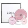 圖片 CHANEL 香奈兒香氛 CHANCE 粉紅甜蜜美體香氛化妝包組附吊飾 - 精選組合/專櫃緞帶包裝
