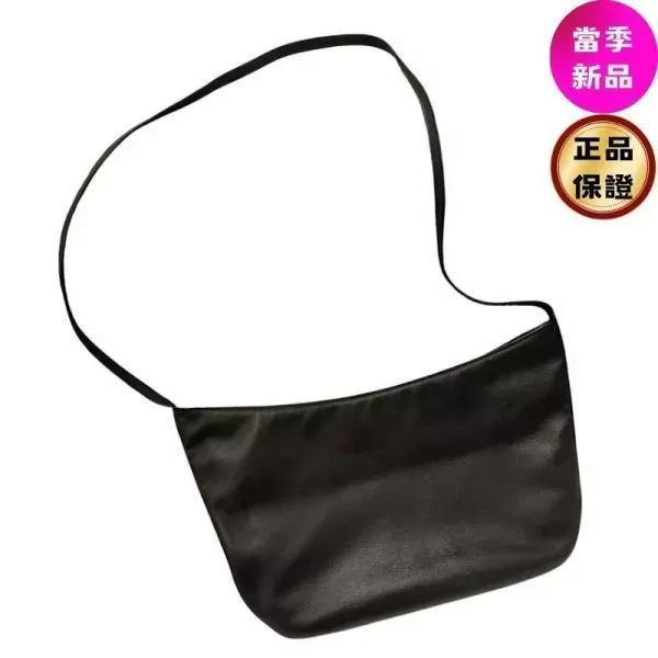 圖片 The Row EW Izzy 小羊皮肩背包 黑色