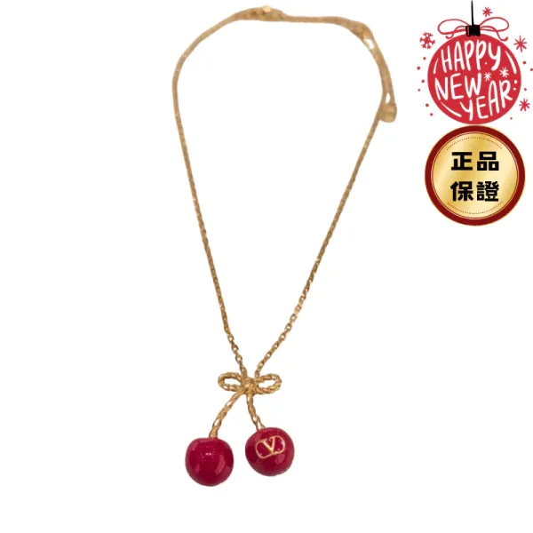 圖片 Valentino Cherryfic 金屬琺瑯櫻桃項鍊【新年限時特賣】