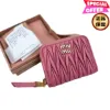 圖片 Miu Miu 5MM268 Matelasse 納帕軟皮零錢包 粉色