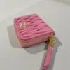 圖片 Miu Miu 5MM268 Matelasse 納帕軟皮零錢包 粉色