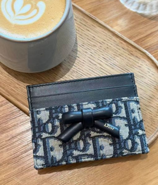 圖片 《在台現貨最低特價  最新》Dior Oblique 蝴蝶結卡夾