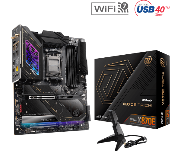 圖片 華擎 X870E Taichi OCF(ATX/LAN 5G+Wi-Fi 7/註五年)22+2+1相