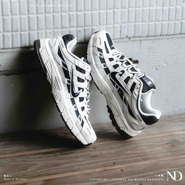 NICEDAY 代購 Nike P-6000 黑白 白黑 灰白 石灰 網眼 P6000 白武士 IO8711-101