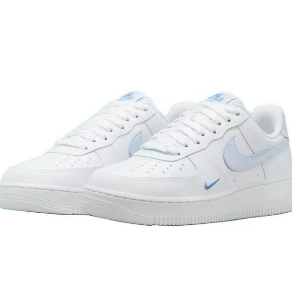 圖片 Nike Air Force 1 "White Aegean Storm" 蘇打汽水 寶寶藍 荔枝皮 刺繡小勾 女鞋 HV2511-100