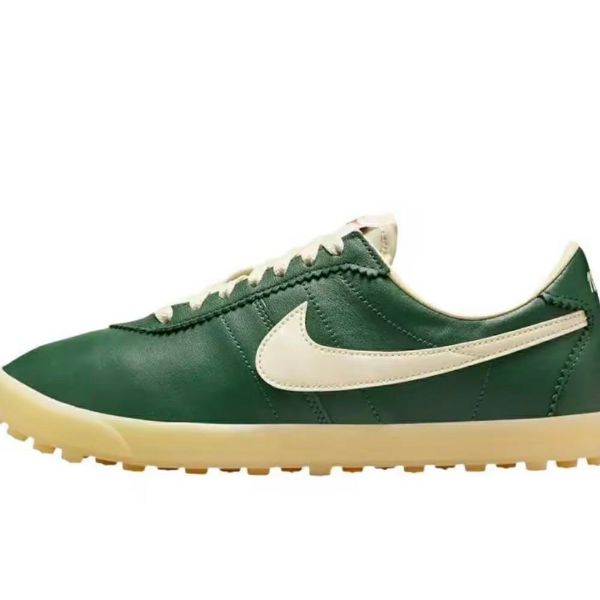 圖片 NIKE W ASTROGRABBER LTHR 綠色 MEOVV同款 復古 皮革 鬆餅格紋 休閒鞋 II1259-300