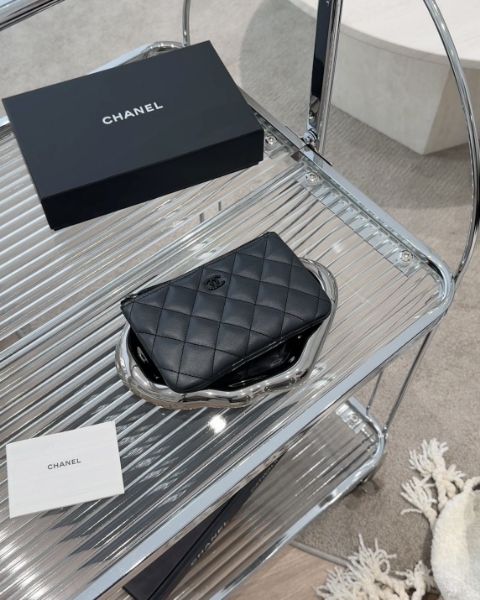 圖片 【CHANEL】一字拉鍊錢包 SO BLACK