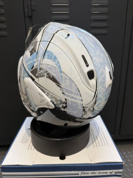 圖片 UPC騎士裝備館_台中店 二手ARAI VZ-RAM 藍雪花 安全帽 進口帽 半罩