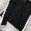 圖片 Chanel 23N coco neige 黑白拼色打底針織上衣