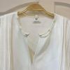 圖片 Hermes 奶油白裙邊七分袖上衣