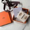 圖片 Hermes 奶茶玫瑰金豬鼻子耳針