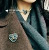 圖片 Chanel 牛仔愛心胸針