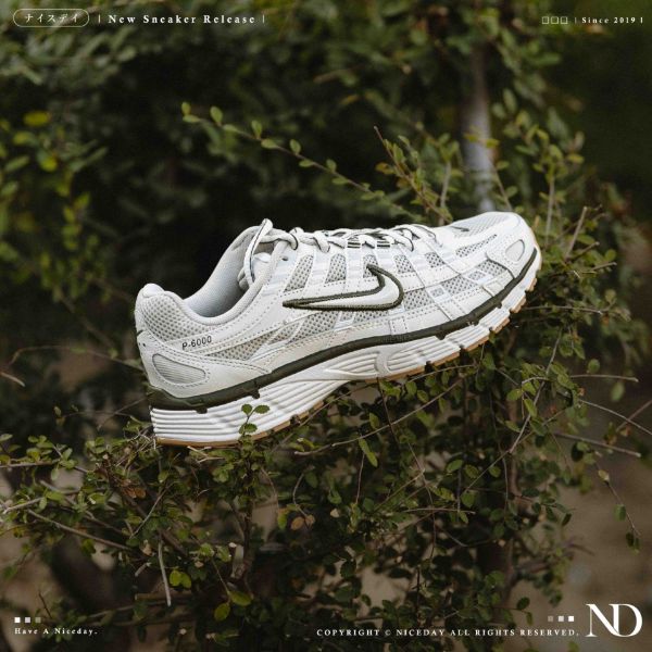 NICEDAY 現貨 Nike P-6000 抹茶 拿鐵 白 米白 白綠 復古 BV1021-016
