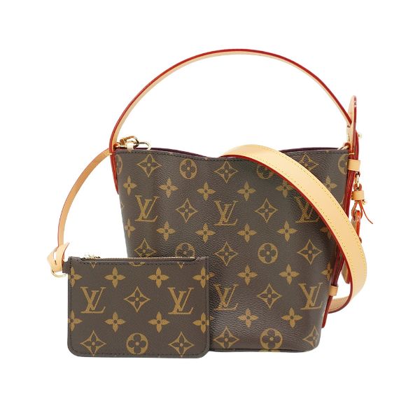 圖片 Louis Vuitton All In BB 帆布二用水桶包(M12925-咖)