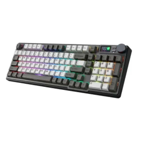 圖片 i-Rocks K85R 機械式鍵盤-熱插拔-RGB背光-石墨灰