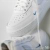 NICEDAY 現貨 Nike Air Force 1 奶白 蘇打 優格 寶寶藍 荔枝皮 藍勾 女款 HV2511-100