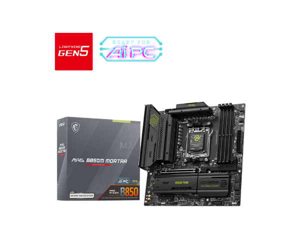 圖片 微星 MAG B850M MORTAR(M-ATX/LAN 5G/註五年)12+2+1相