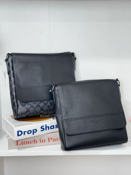 圖片 	Coach 男款郵差包