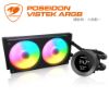 圖片 COUGAR 美洲獅POSEIDON VISTEK ARGB 240 一體式數位顯示 CPU水冷散熱器 黑色