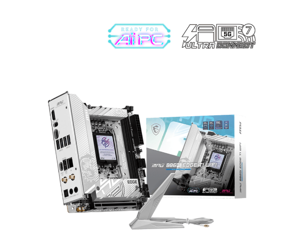 圖片 微星 MPG B860I EDGE TI WIFI(Mini-ITX/Intel 5G+Wi-Fi 7/註五年)8+1+1+1相