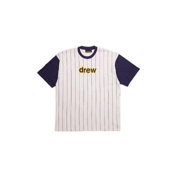 圖片 Drew House  棒球字體短袖 T 白藍色