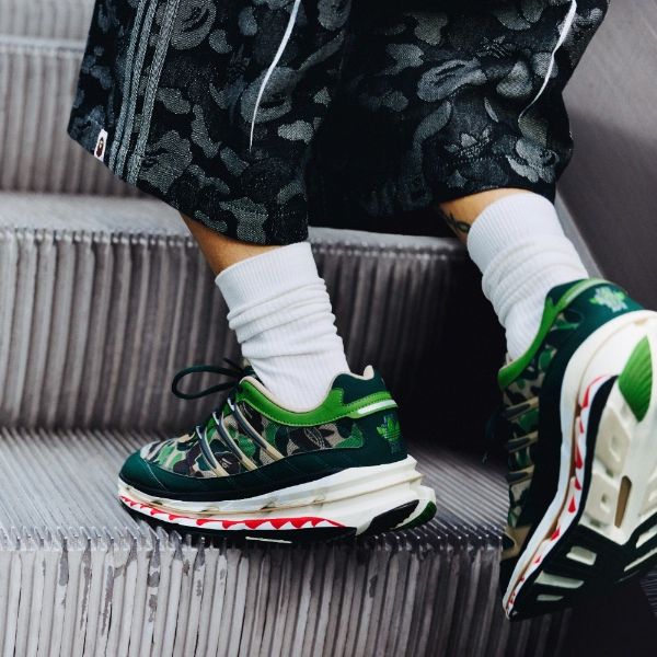 BAPE x Adidas Harmony "Green Camo" KJ8850