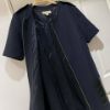 圖片 Burberry 深藍拉鍊短袖洋裝
