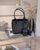 圖片 【GOYARD】新款ANJOU 迷你托特包 黑色 (帶磁吸包夾)