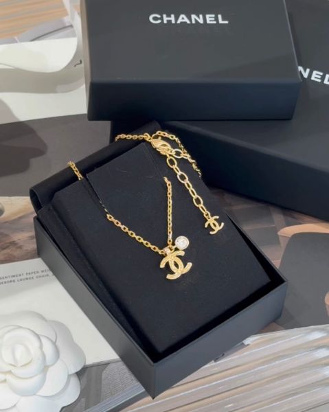 圖片 【CHANEL】26P LOGO 鑽金項鍊