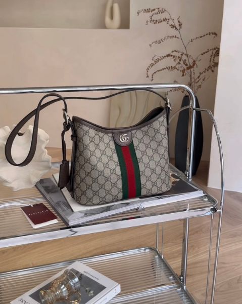 圖片 【GUCCI】OPHIDIA 小號肩背包 經典老花