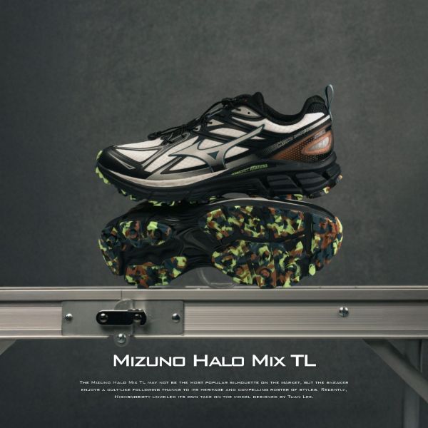 NICEDAY 代購 Mizuno Halo Mix TL 灰黑 銀黑 銀灰 機能 慢跑 美津濃 D1GH251204