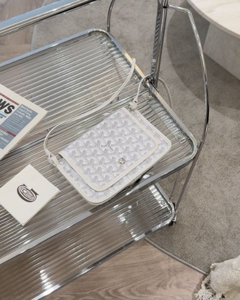 圖片 【GOYARD】PLUMET 小號信封包 白色