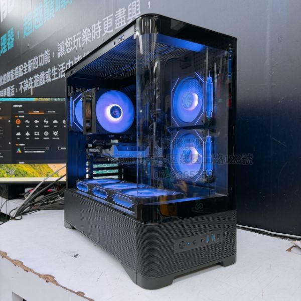 圖片 萌兔19號 AMD R5 5500X3D AM4 獨顯 微星 RTX5060 2X 8G 遊戲機 電競主機