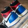 NICEDAY 代購 Union La × Fragment Design × Air Jordan 1 三方聯名 藤原浩 閃電 藍 白 紅 IO7847-002