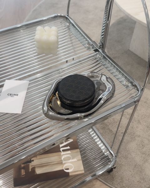 圖片 【CELINE】凱旋門印花零錢包 黑老花