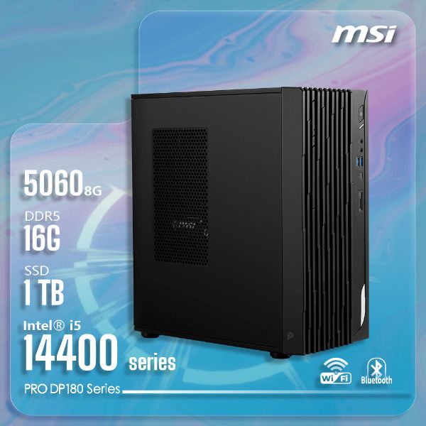 圖片 高效生產力工作機【FORT魔像 Golem】-DP180 14A/i5-14400/3050 6G/16G/1TB SSD