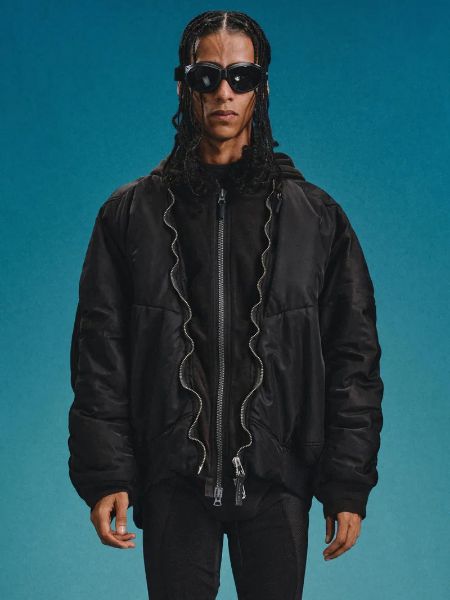 Hamcus DUSZEN Raiden-17 / Low-Orbit MA-1 Aged Faux-Layered Padded Bomber  ZM03725-1 CB